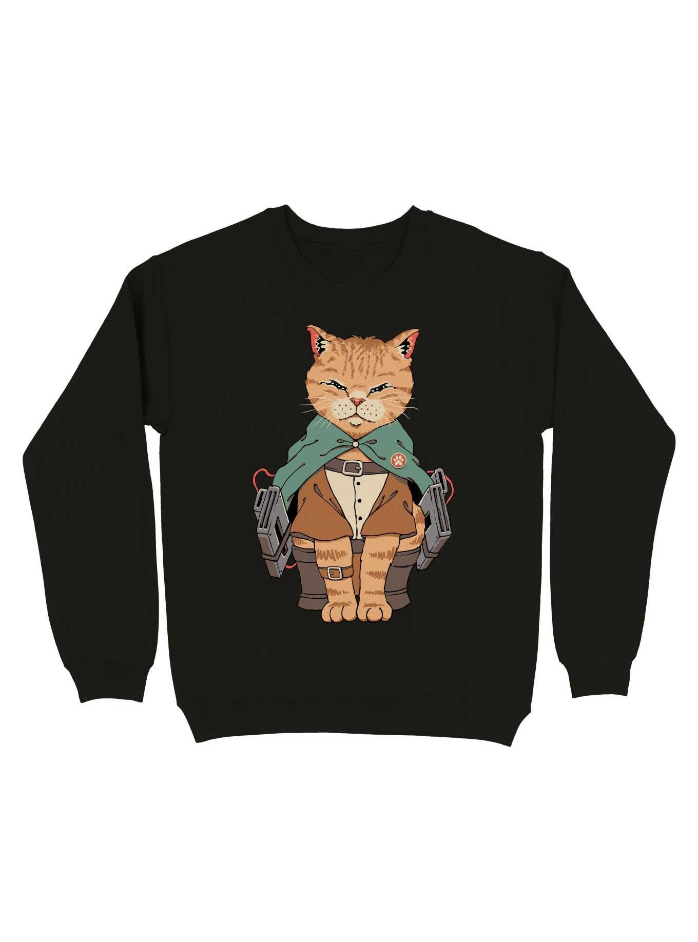 A Cat On Titans Sweatshirt, , hi-res