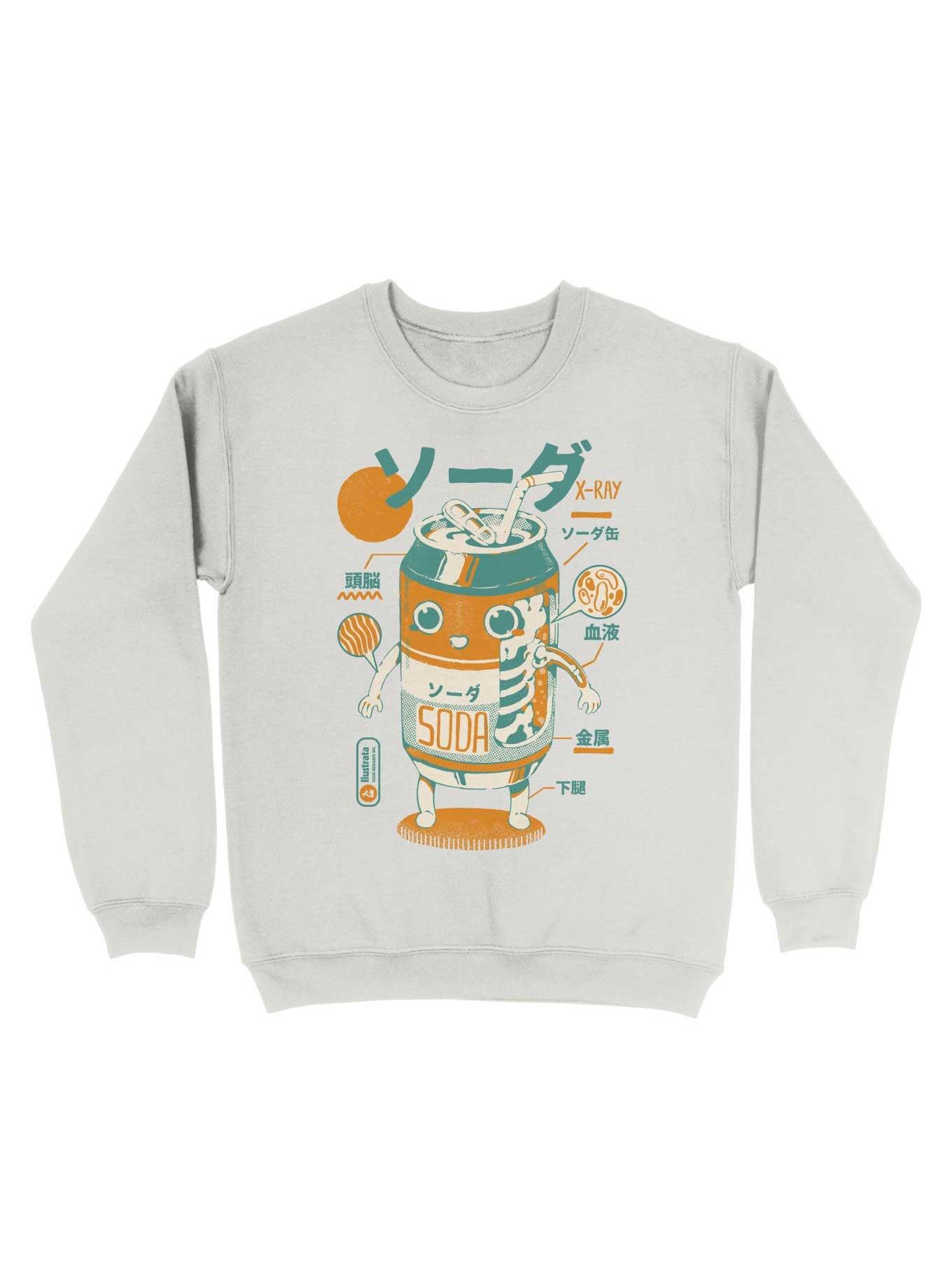 Soda Can X-Ray Sweatshirt, WHITE, hi-res