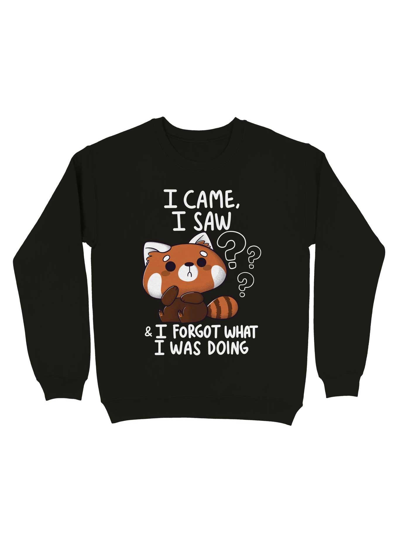 Forgetful Red Panda Sweatshirt, , hi-res
