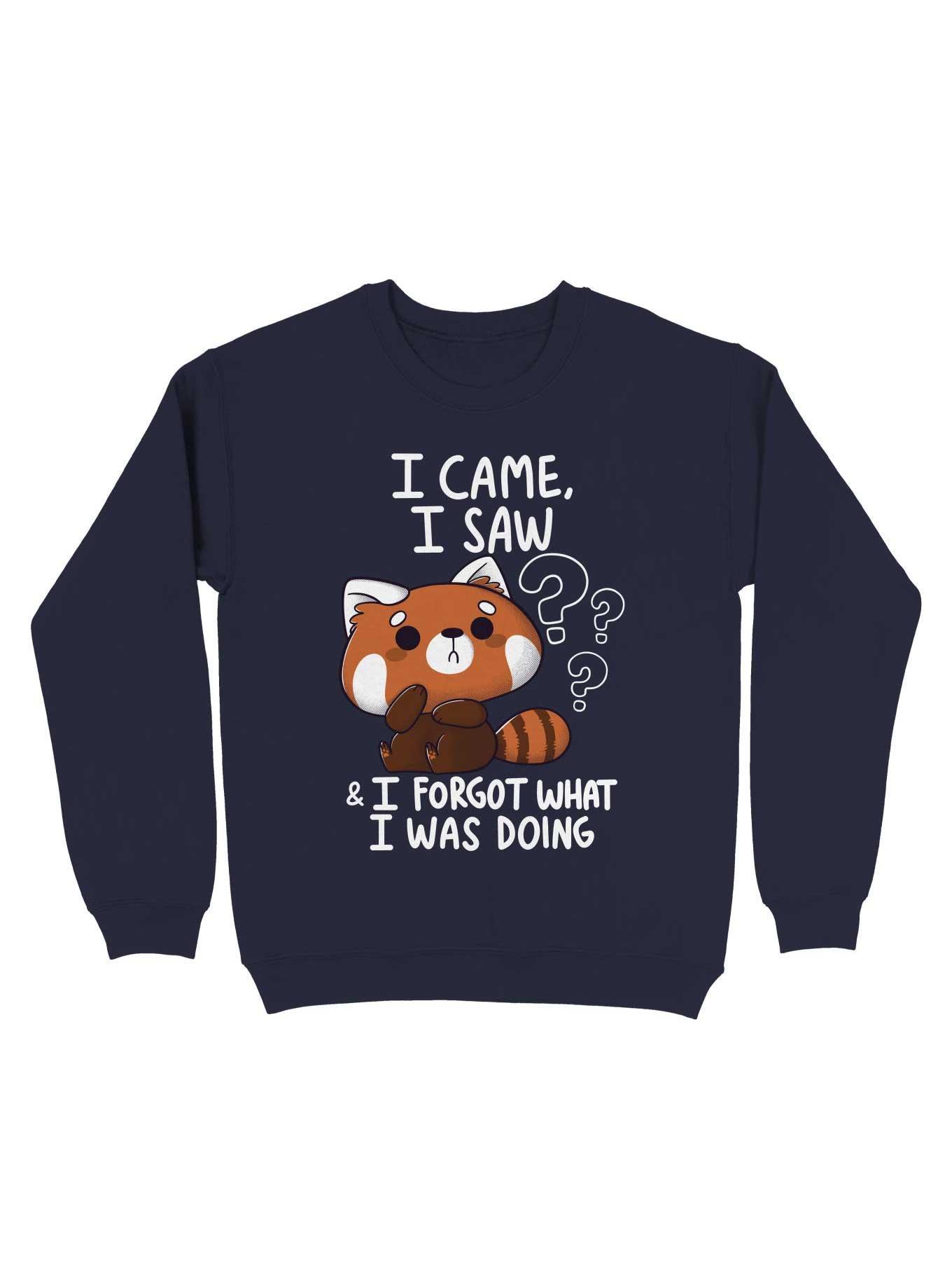 Forgetful Red Panda Sweatshirt, , hi-res