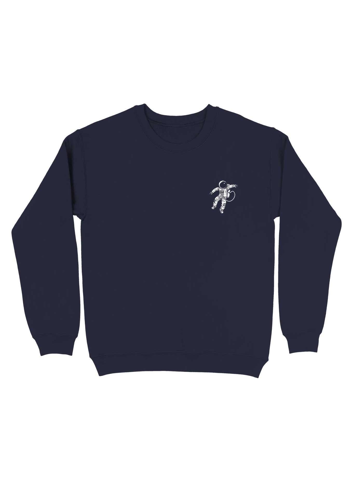 Small Astronaut Lost In Deep Space Sweatshirt, NAVY, hi-res