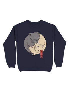 Yin Yang Cats Sweatshirt, , hi-res