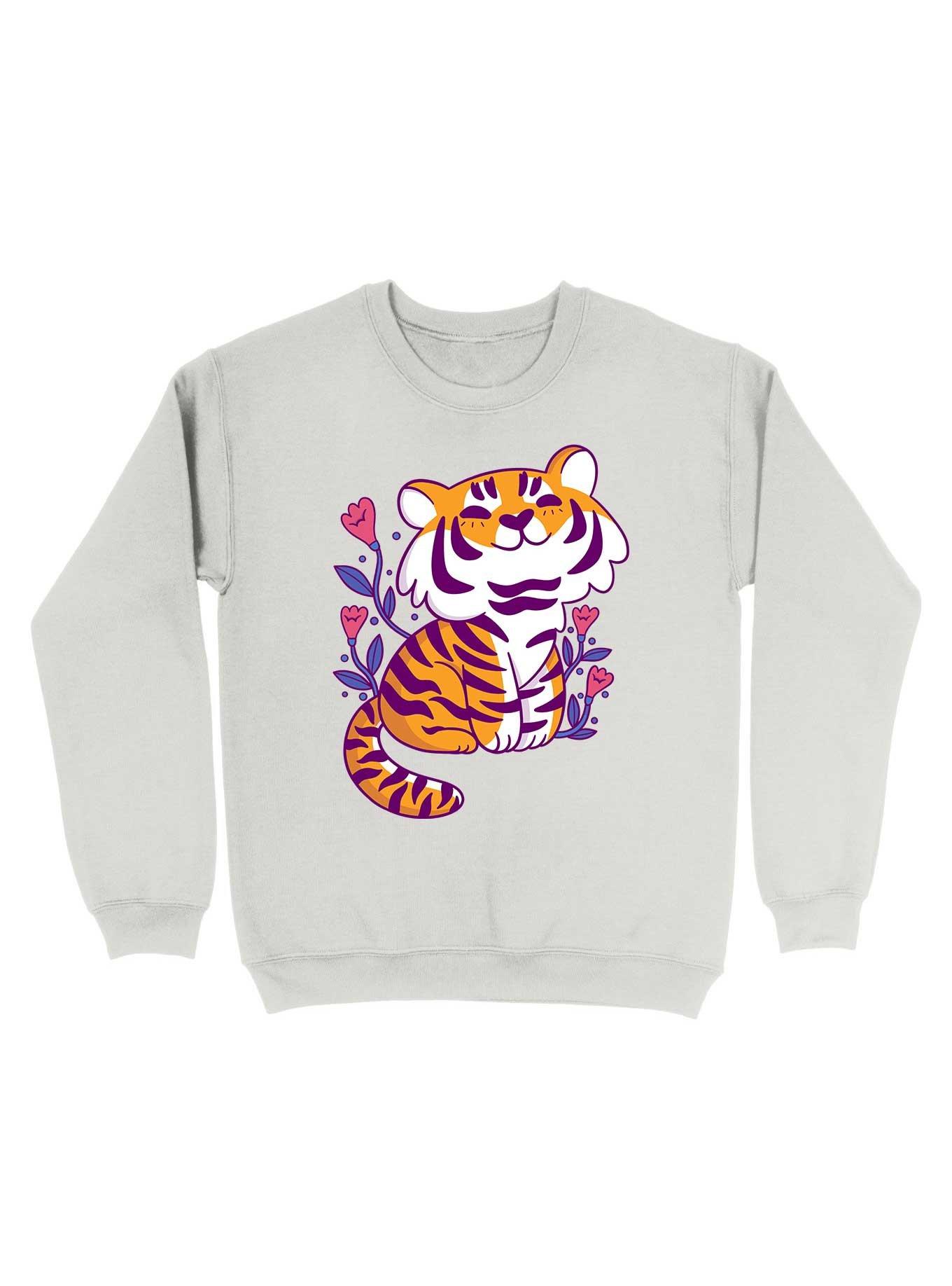 Flower Tiger Sweatshirt, , hi-res