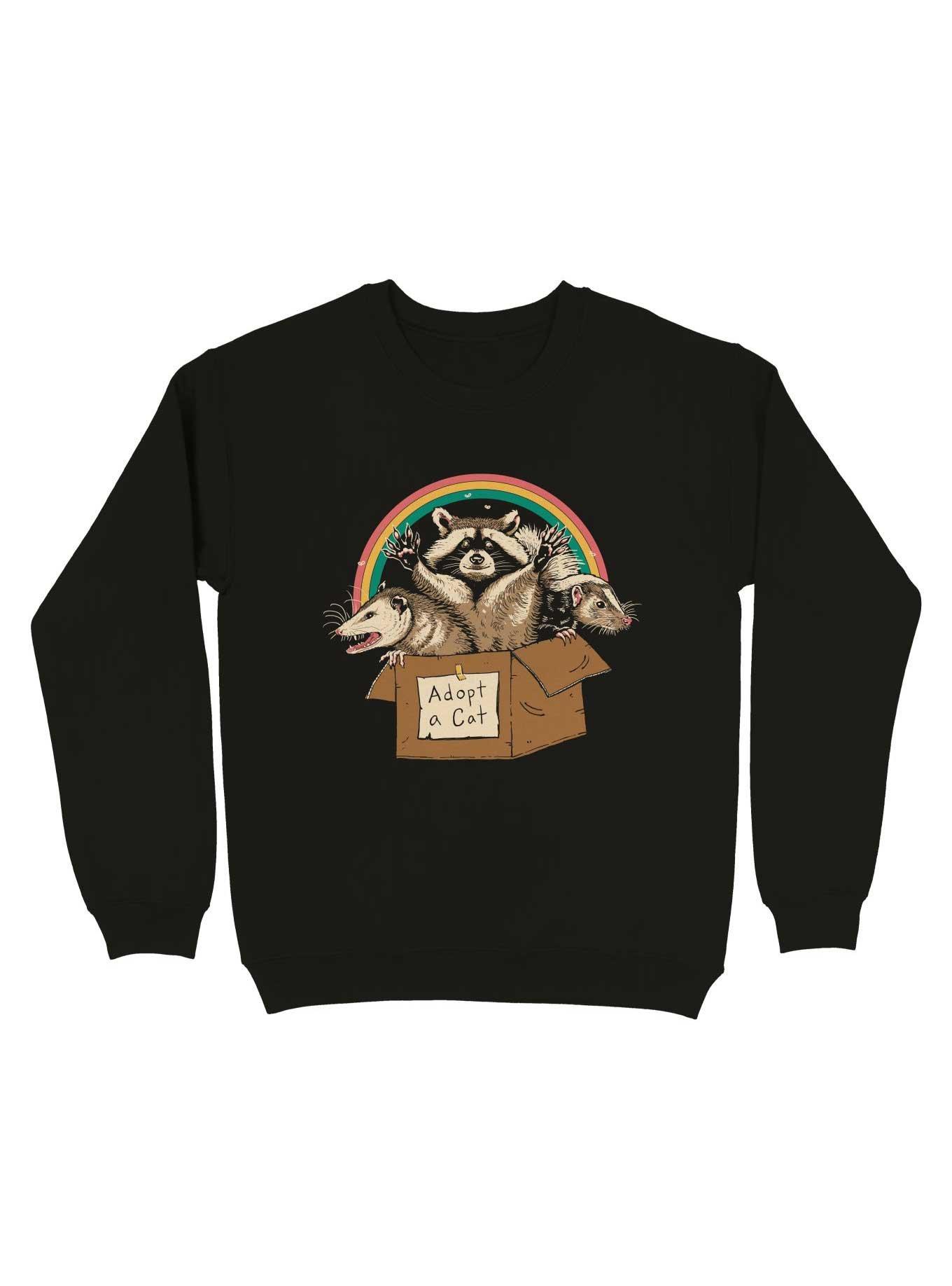 THRDLESS Adopt Forbidden Cats Sweatshirt