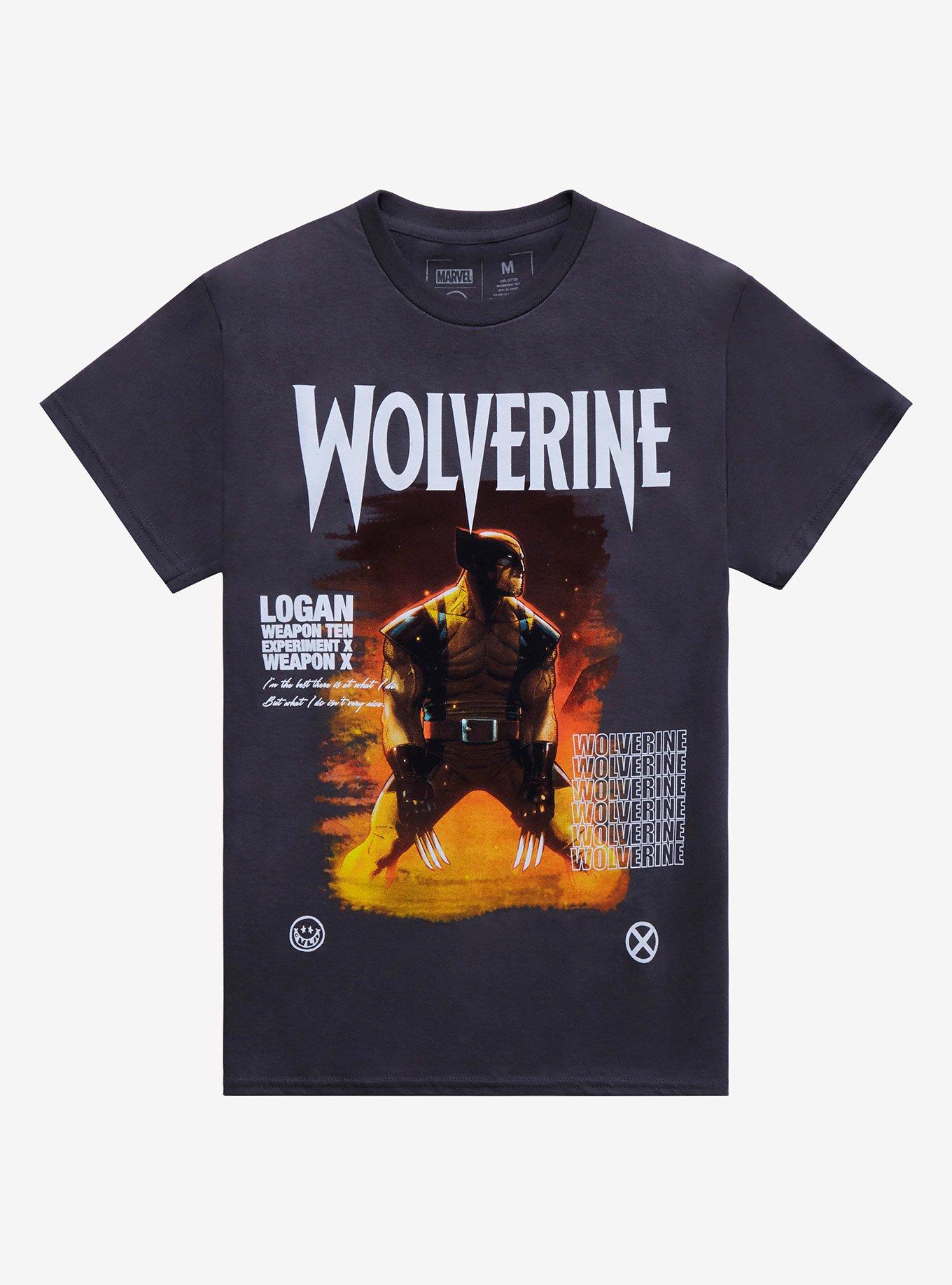 T-shirt Marvel Kung Fu Wolverine - Hot Topic - Taille Homme XS (Marron) NEUF