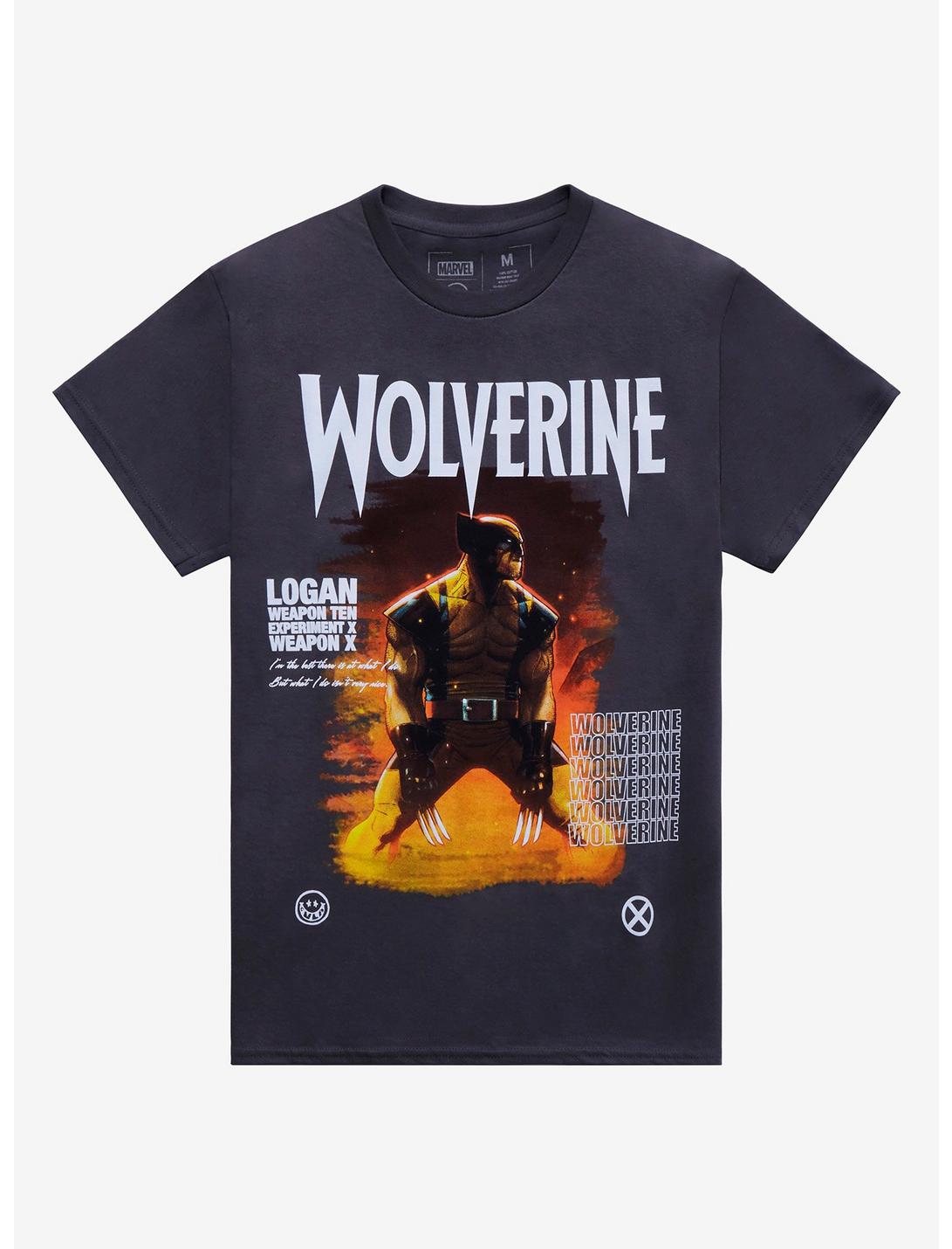 Marvel X-Men Wolverine Claws T-Shirt, CHARCOAL, hi-res