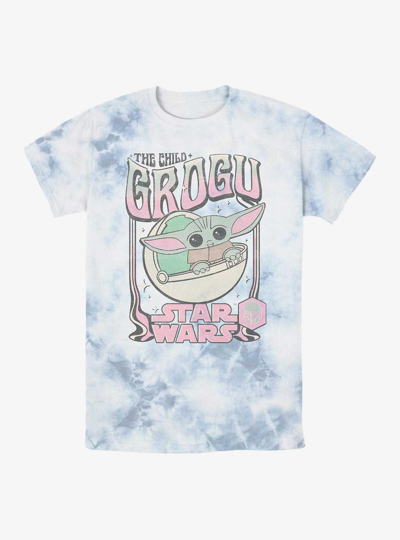 Star Wars The Mandalorian This Is The Way Grogu Tie-Dye T-Shirt, WHITEBLUE, hi-res