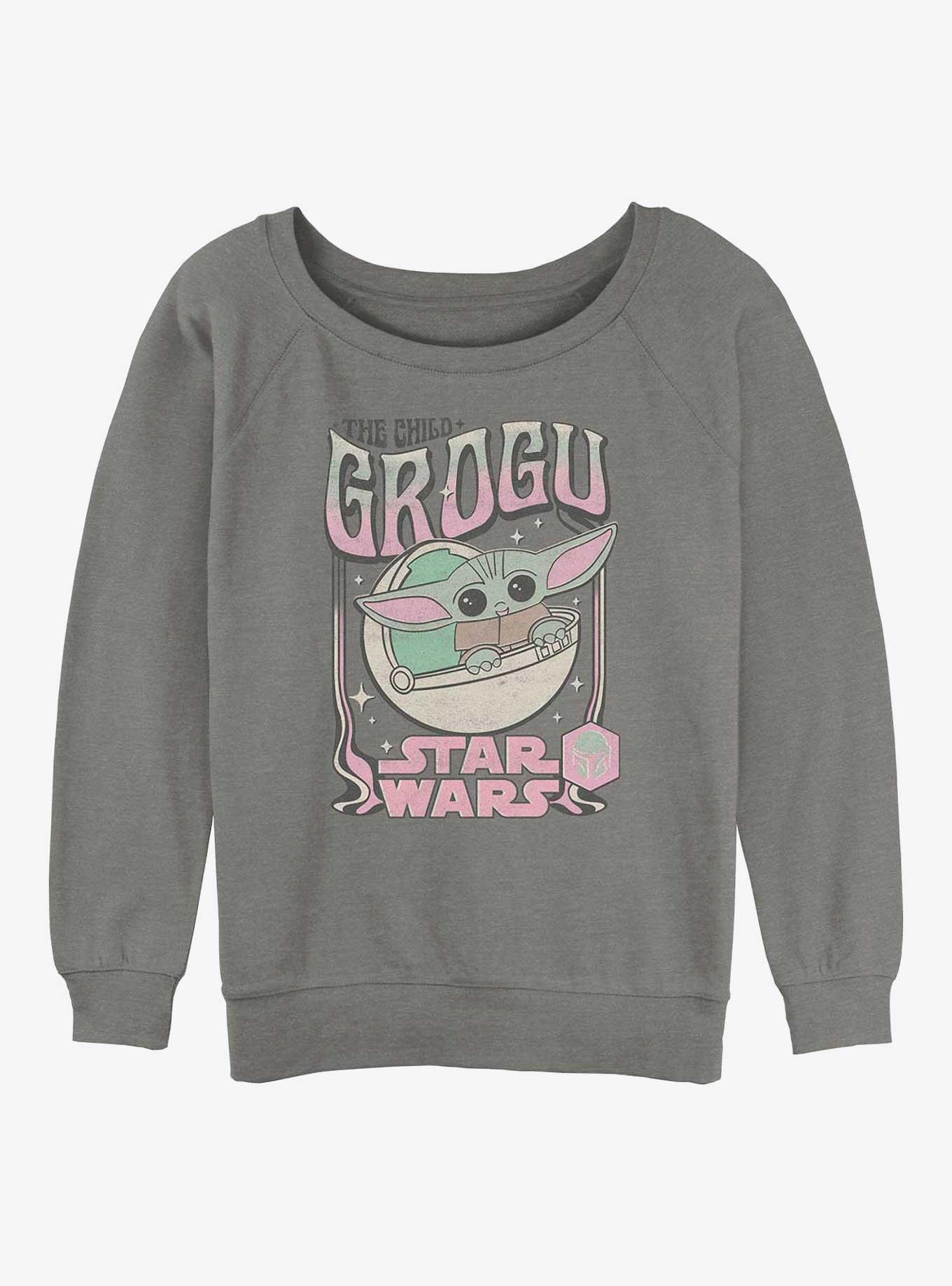 Star Wars The Mandalorian This Is The Way Grogu Girls Slouchy Sweatshirt, , hi-res
