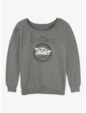 Star Wars The Mandalorian Collegiate Child Girls Slouchy Sweatshirt, , hi-res