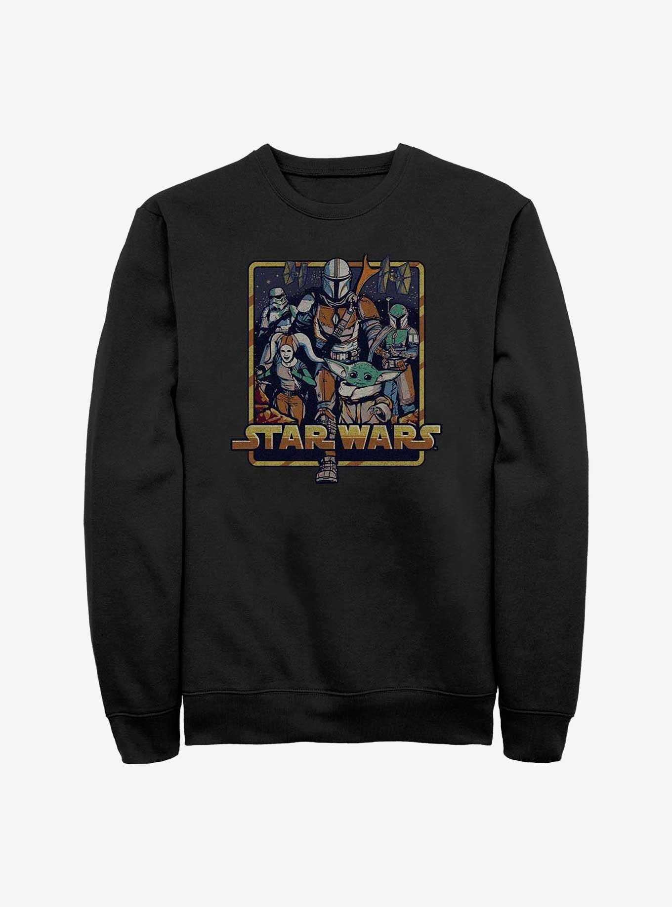 Star Wars The Mandalorian Retro Mandalorian Sweatshirt