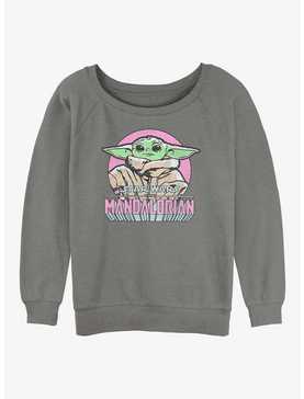 Star Wars The Mandalorian Mandalorian Child Girls Slouchy Sweatshirt, , hi-res