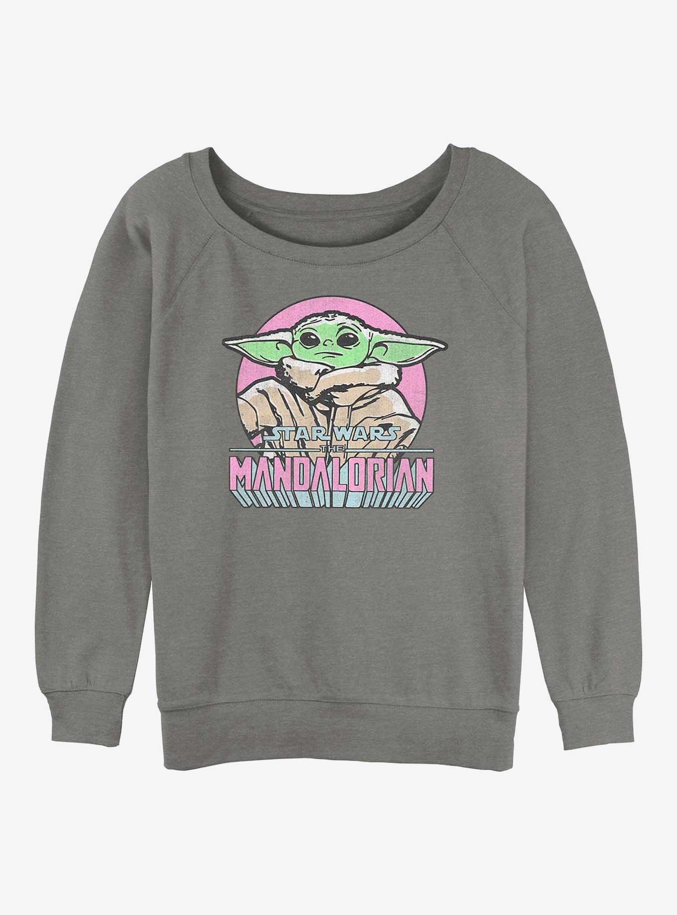 Star Wars The Mandalorian Mandalorian Child Girls Slouchy Sweatshirt, , hi-res