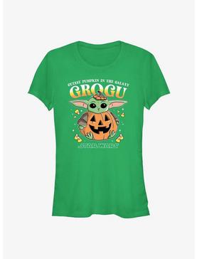 Star Wars The Mandalorian Pumpkin Grogu Girls T-Shirt, , hi-res