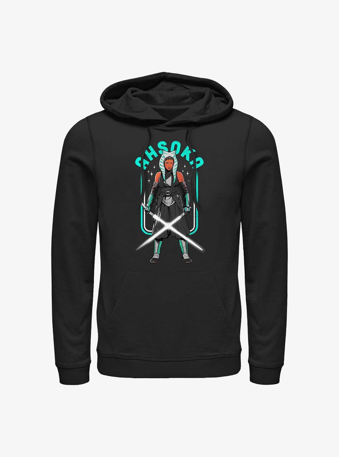Star Wars The Mandalorian Ahsoka Amongst The Stars Hoodie, BLACK, hi-res