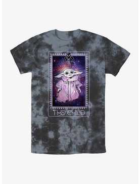 Star Wars The Mandalorian Cosmic Child Tarot Tie-Dye T-Shirt, , hi-res