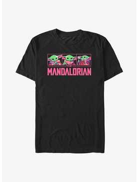 Star Wars The Mandalorian Grogu Neon Logo T-Shirt, , hi-res