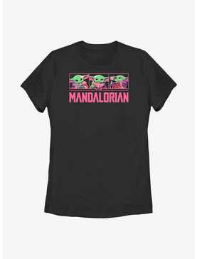 Star Wars The Mandalorian Grogu Neon Logo Womens T-Shirt, , hi-res