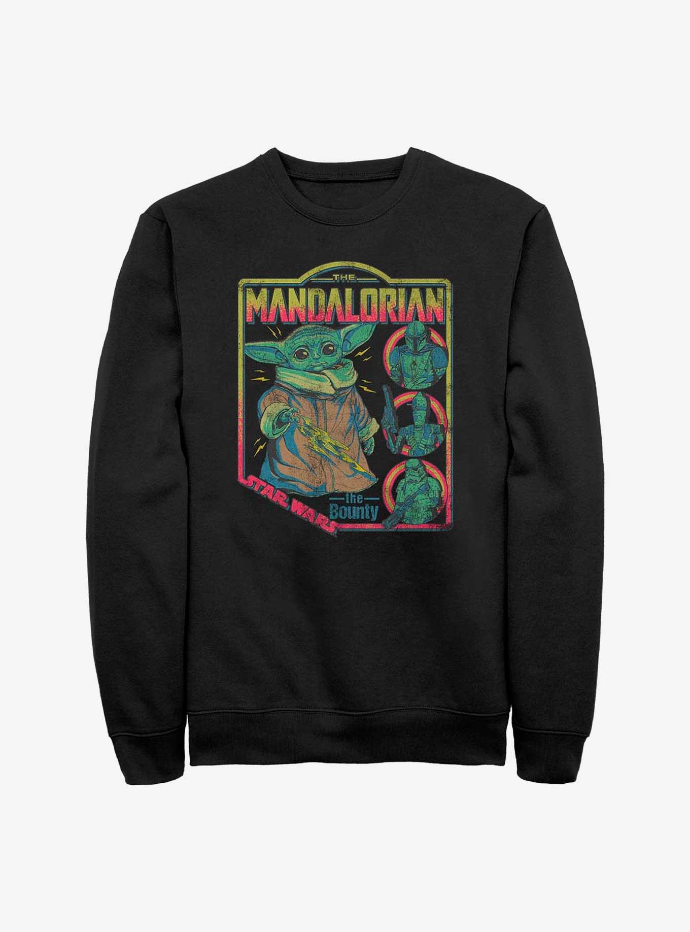 Star Wars The Mandalorian The Child Poster Sweatshirt, BLACK, hi-res