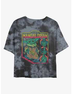Star Wars The Mandalorian The Child Poster Tie-Dye Womens Crop T-Shirt, , hi-res