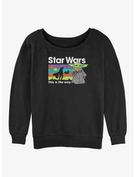 Star Wars The Mandalorian Goin My Way Womens Slouchy Sweatshirt, , hi-res