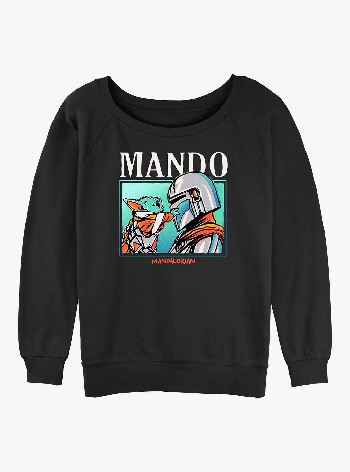 Star Wars The Mandalorian Found You Womens Slouchy Sweatshirt, , hi-res