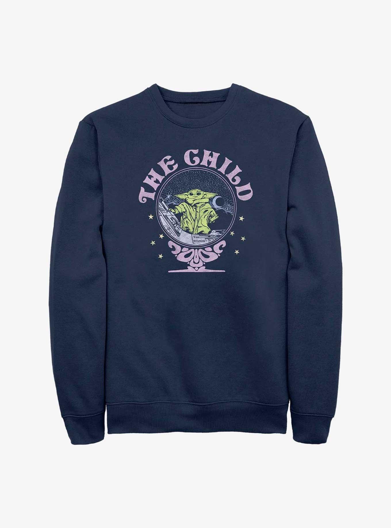 Star Wars The Mandalorian The Child Sweatshirt, NAVY, hi-res
