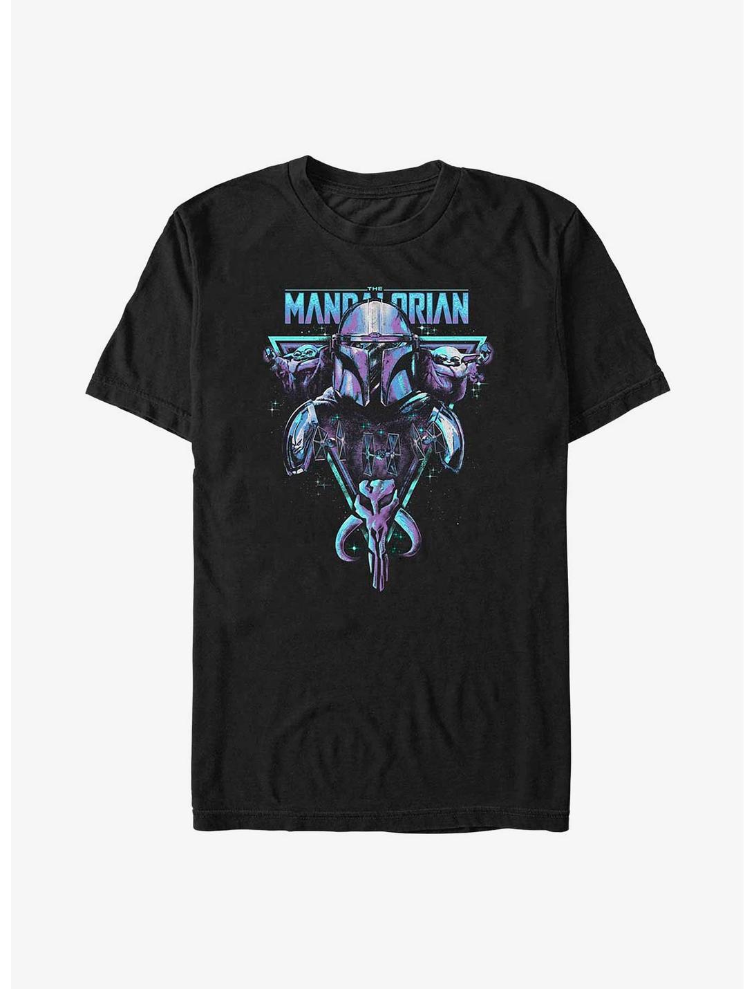 Star Wars The Mandalorian Beskar Triangle T-Shirt, BLACK, hi-res