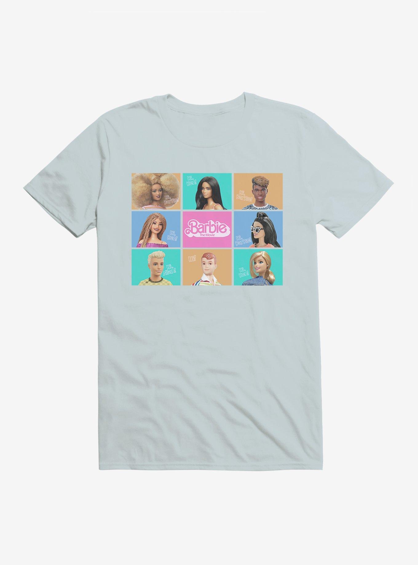 Barbie The Movie Hi Colorblock Friends Squares Extra Soft T-Shirt, , hi-res