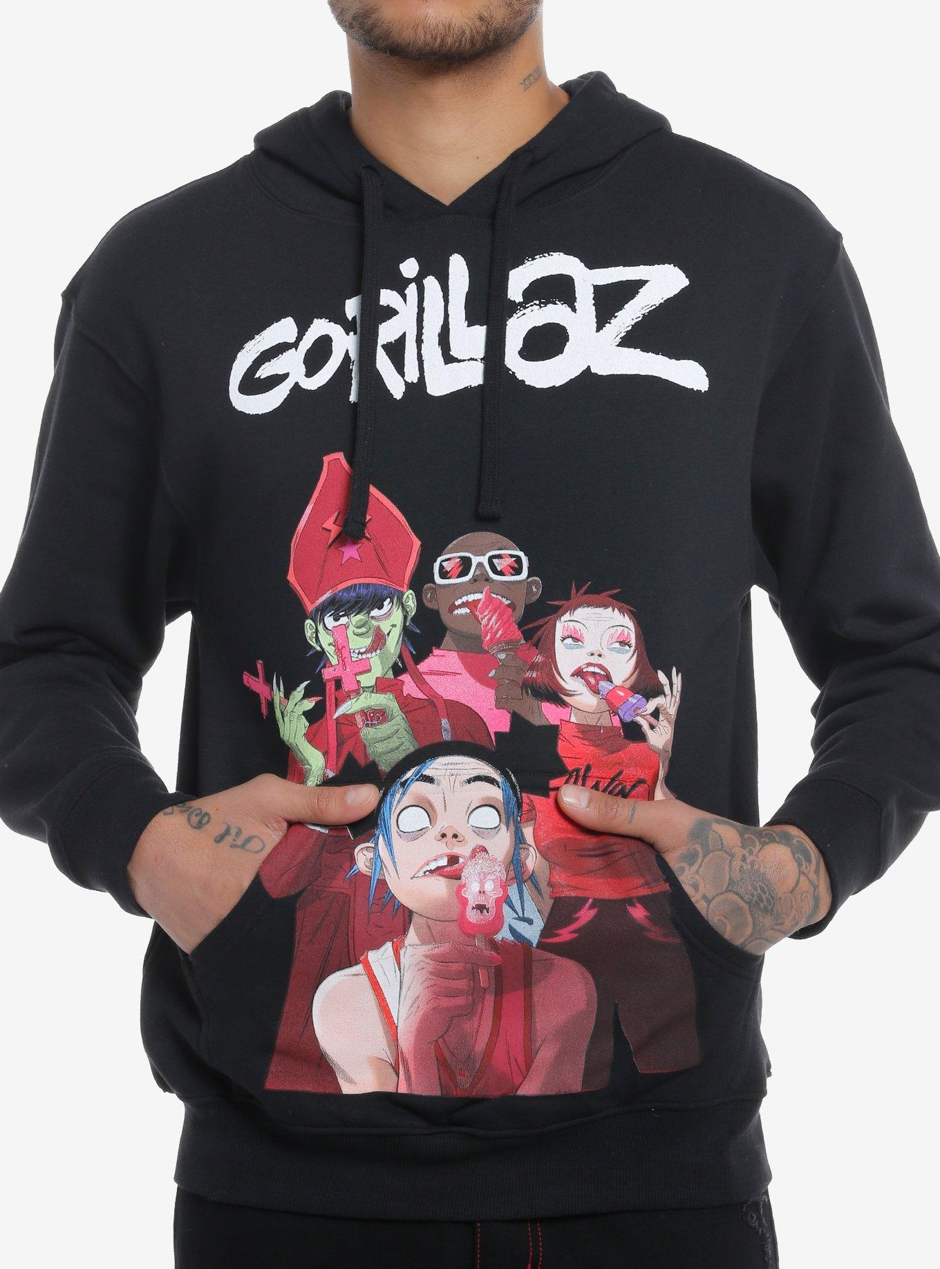 Gorillaz store logo hoodie