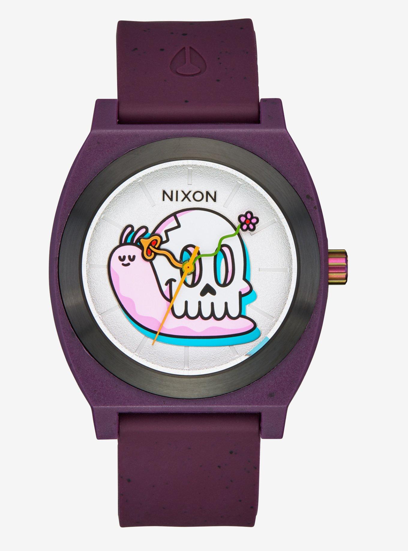 Nixon Time Teller OPP Hannah Eddy Purple Watch, , hi-res