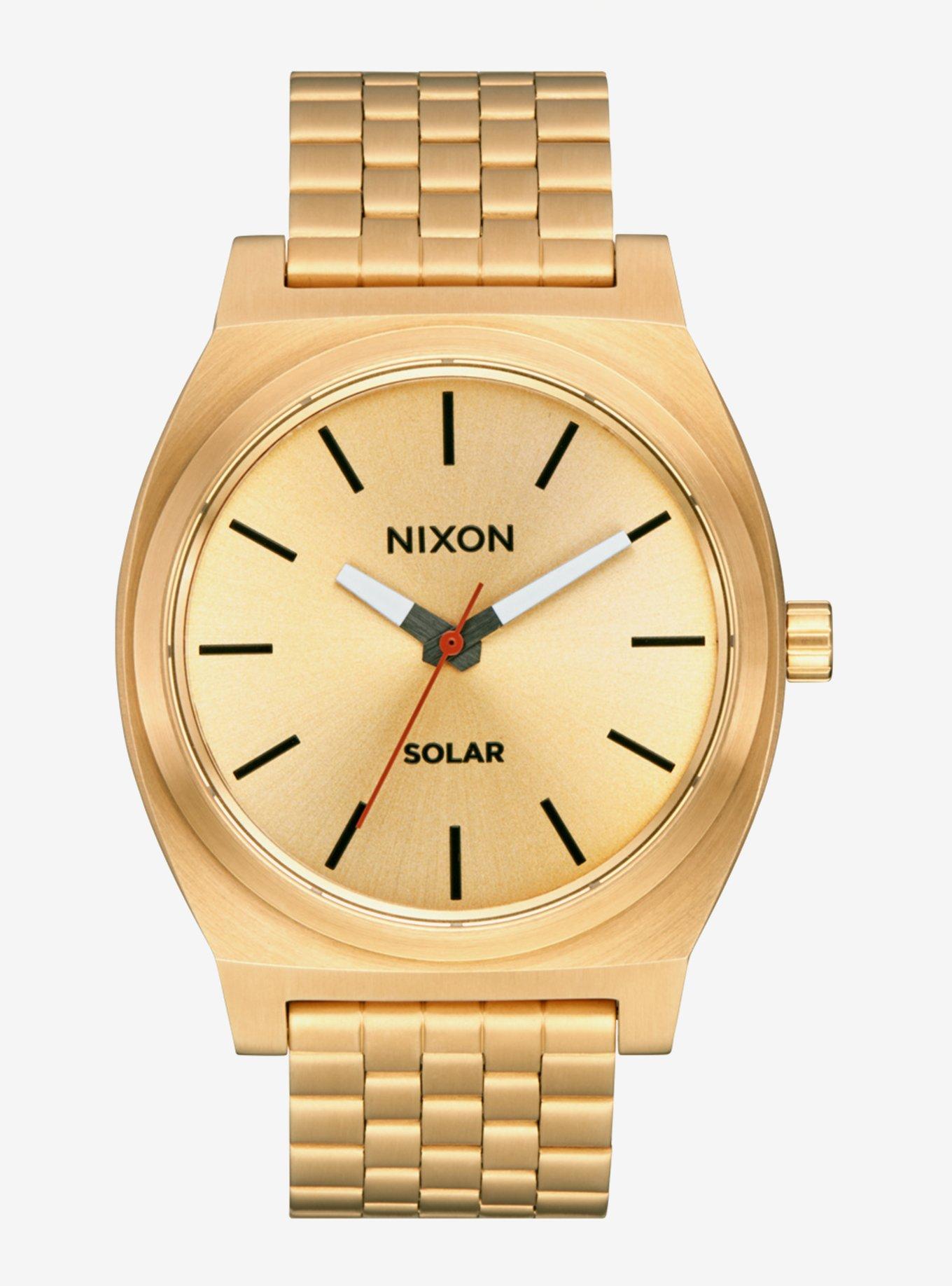 Nixon Time Teller Solar All Gold x Black Watch, , hi-res