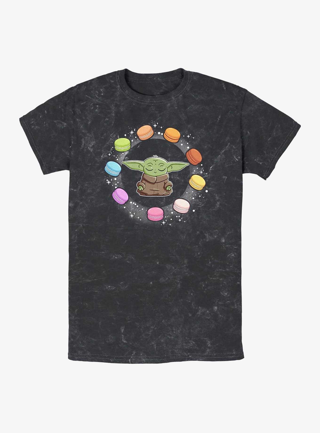 Star Wars The Mandalorian Child Macarons Mineral Wash T-Shirt, , hi-res