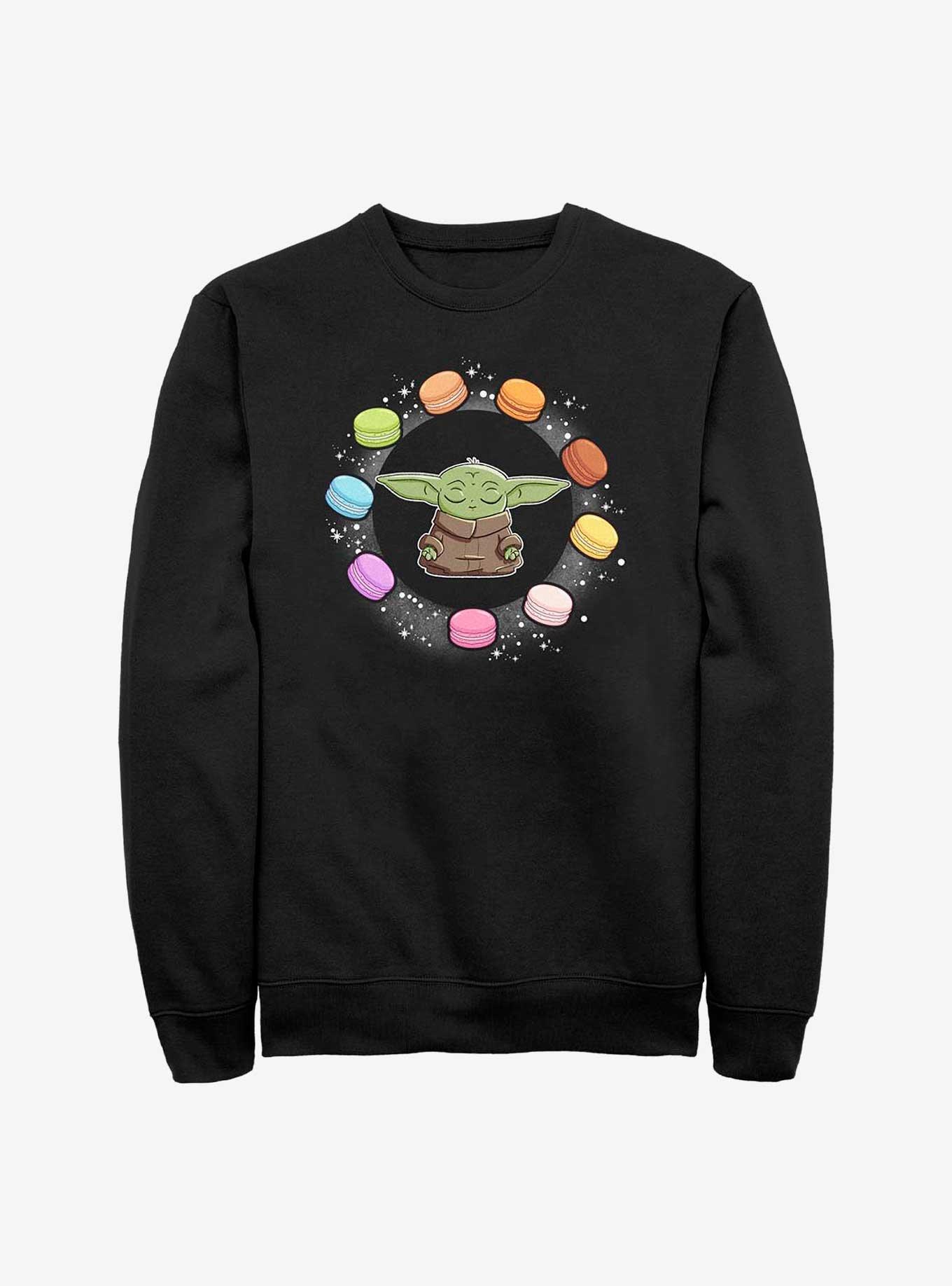 Star Wars The Mandalorian Child Macarons Sweatshirt, BLACK, hi-res