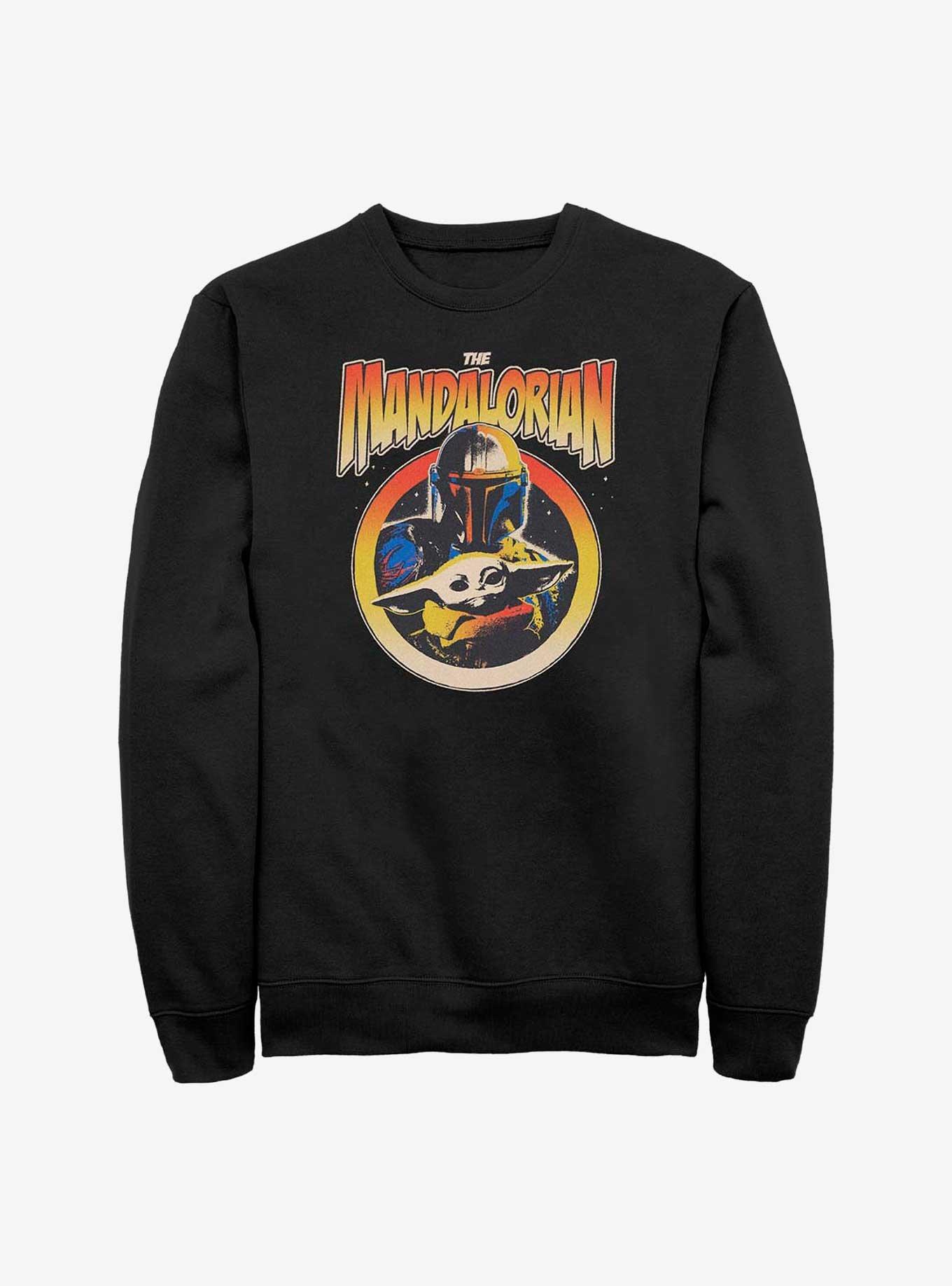Star Wars The Mandalorian Mando N Child Sweatshirt, BLACK, hi-res