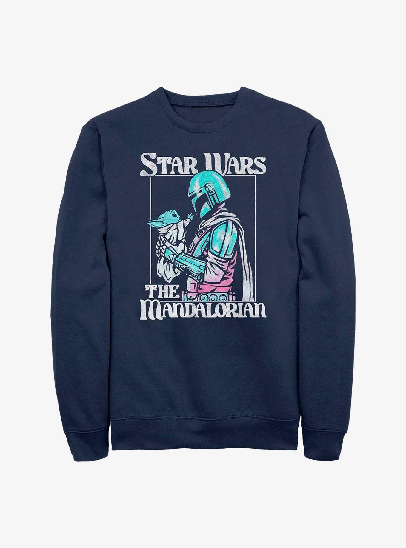 Star Wars The Mandalorian Soft Pop Mando Sweatshirt, , hi-res