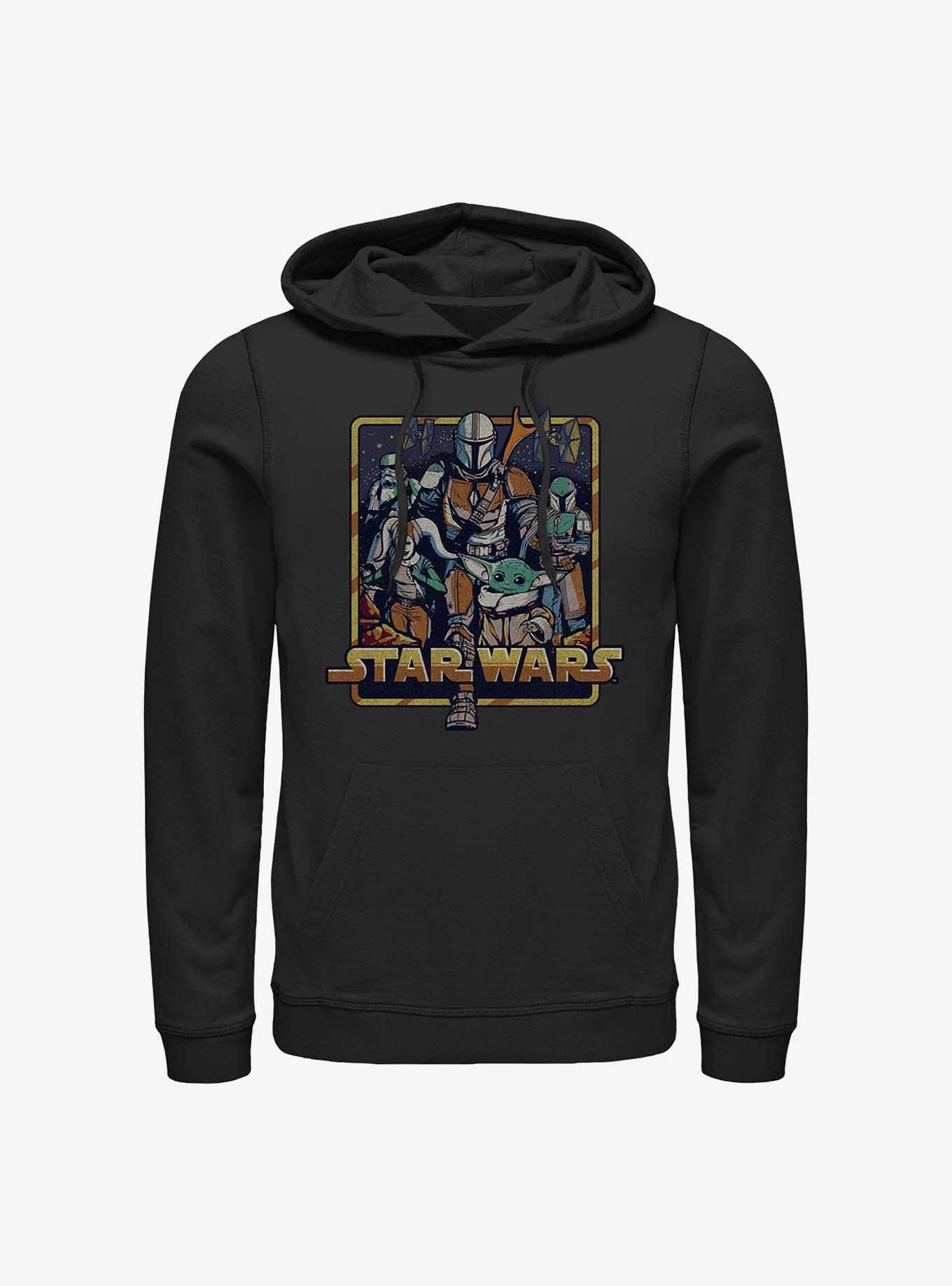 Star Wars The Mandalorian Retro Mandalorian Hoodie, , hi-res