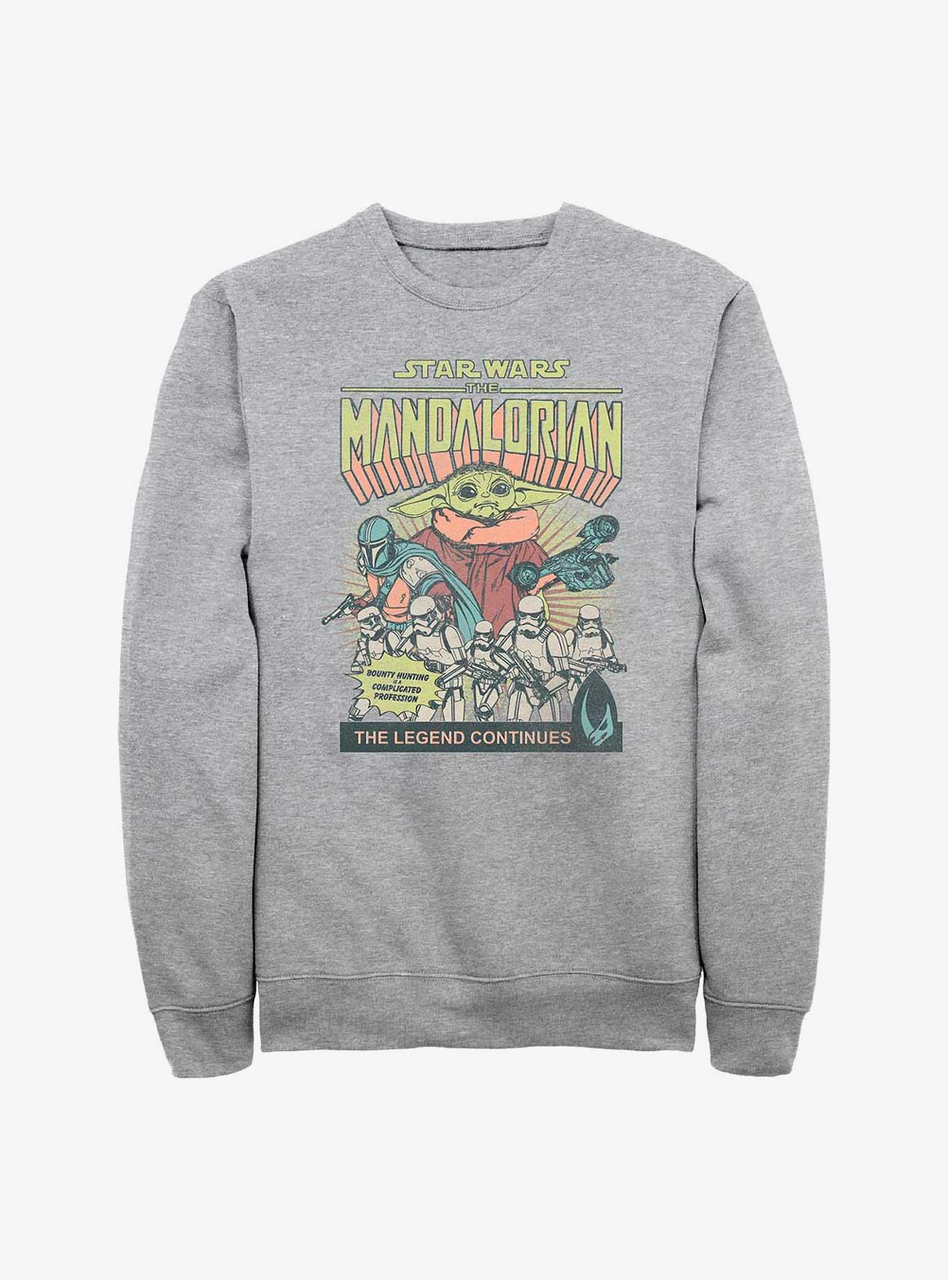 Star Wars The Mandalorian Grogu Comic Cover Sweatshirt, , hi-res