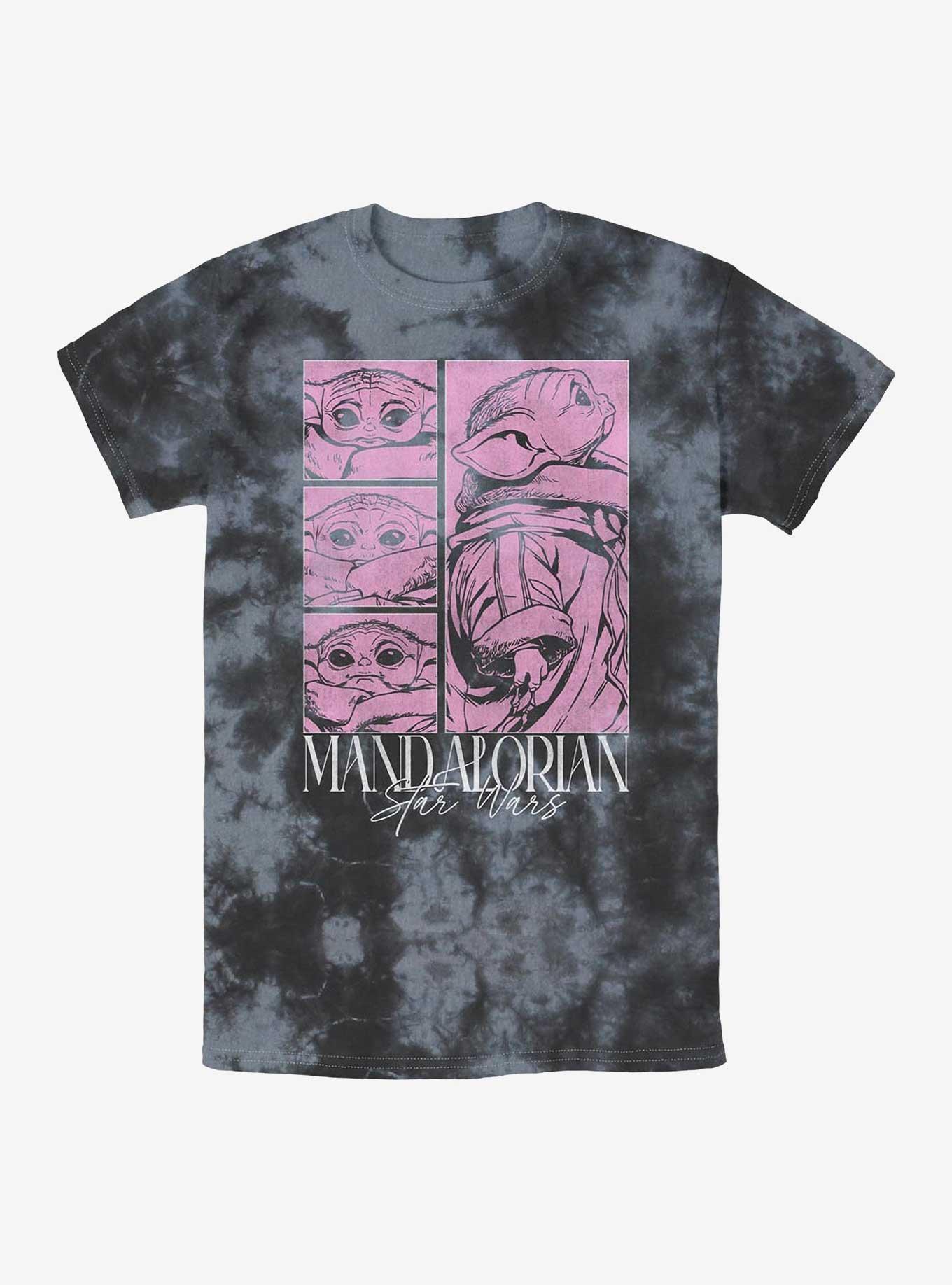 Star Wars The Mandalorian Grogu Poster Tie-Dye T-Shirt, , hi-res