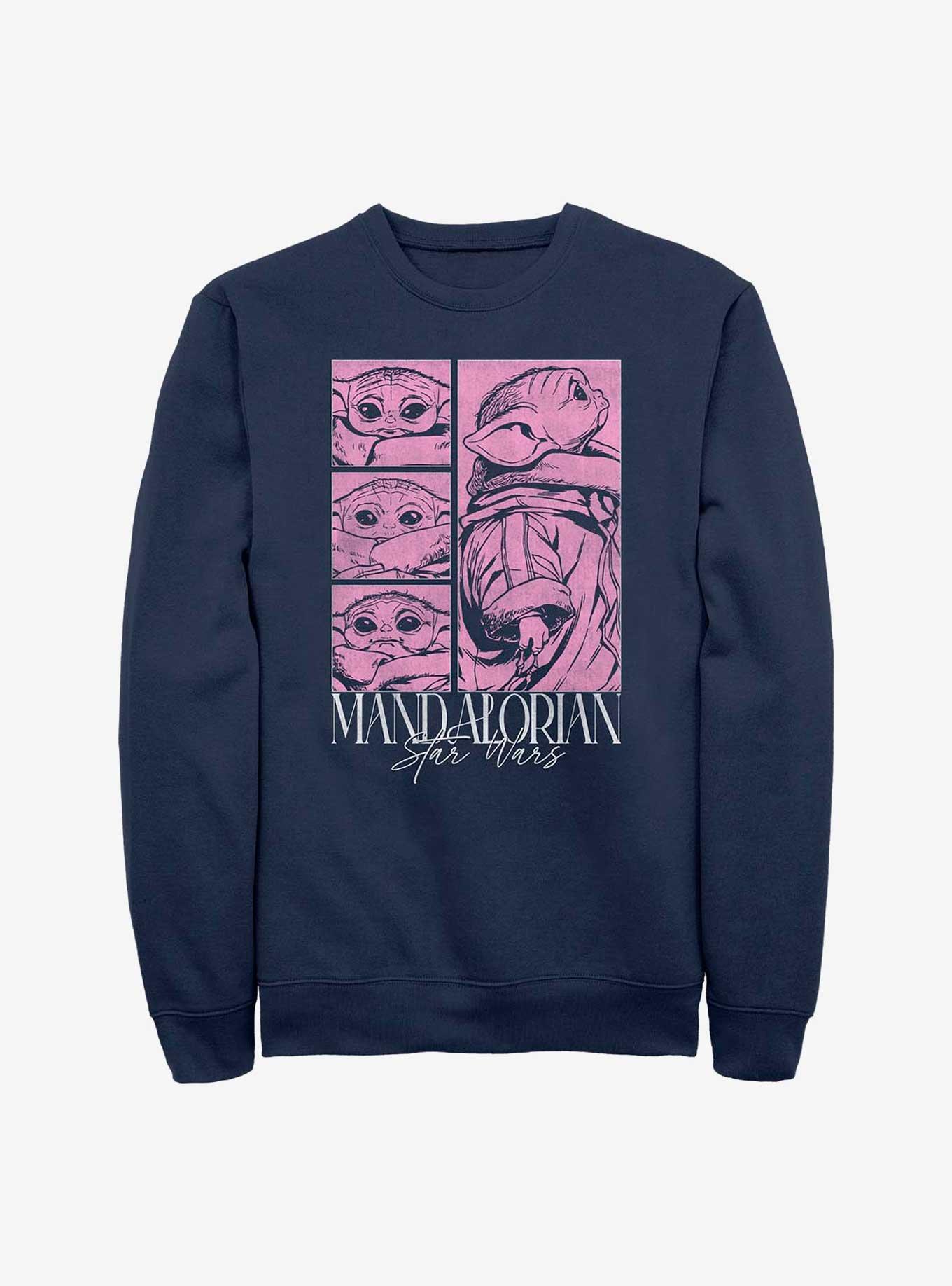 Star Wars The Mandalorian Grogu Poster Sweatshirt, , hi-res