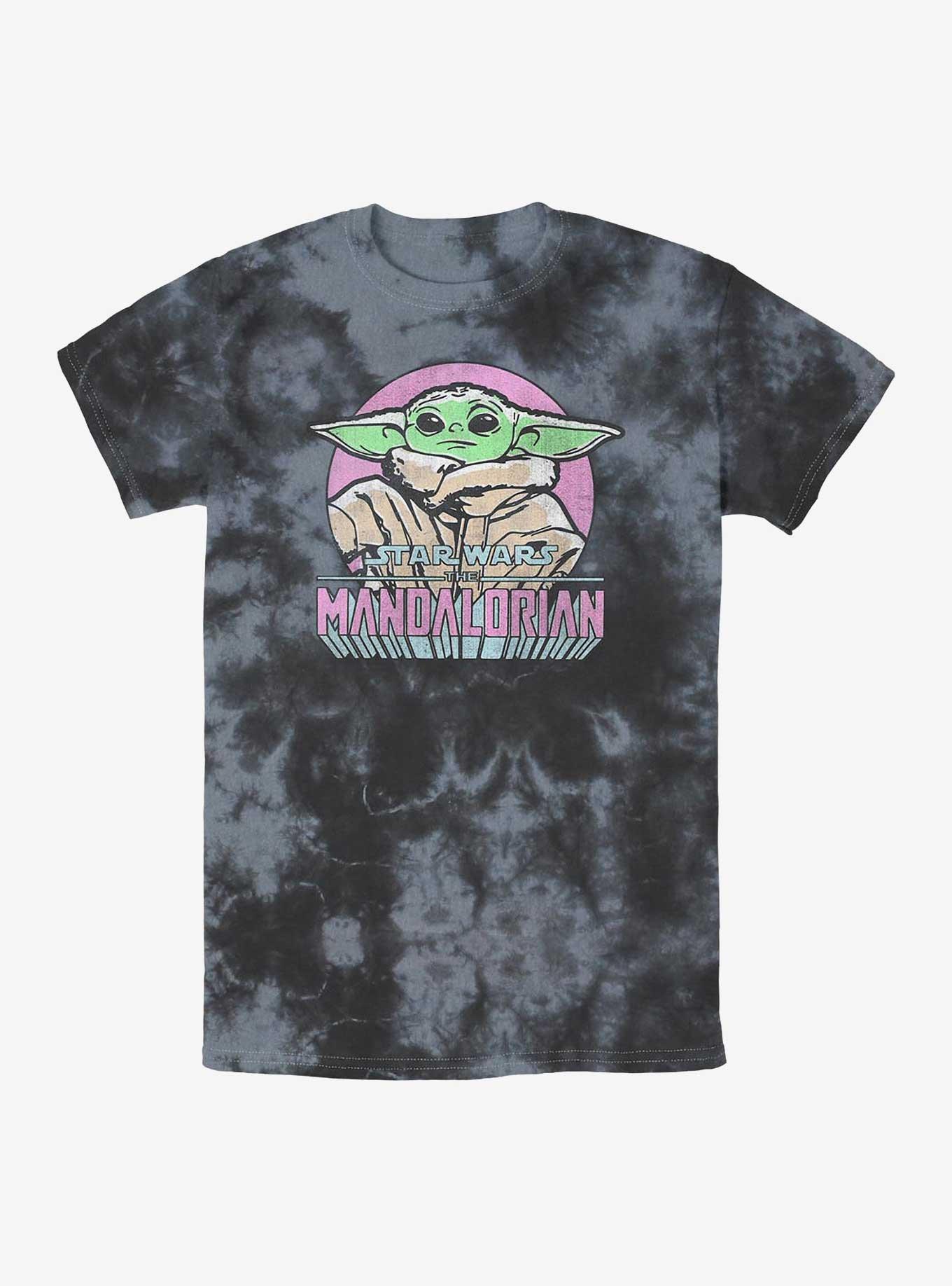 Star Wars The Mandalorian Mandalorian Child Tie-Dye T-Shirt, BLKCHAR, hi-res