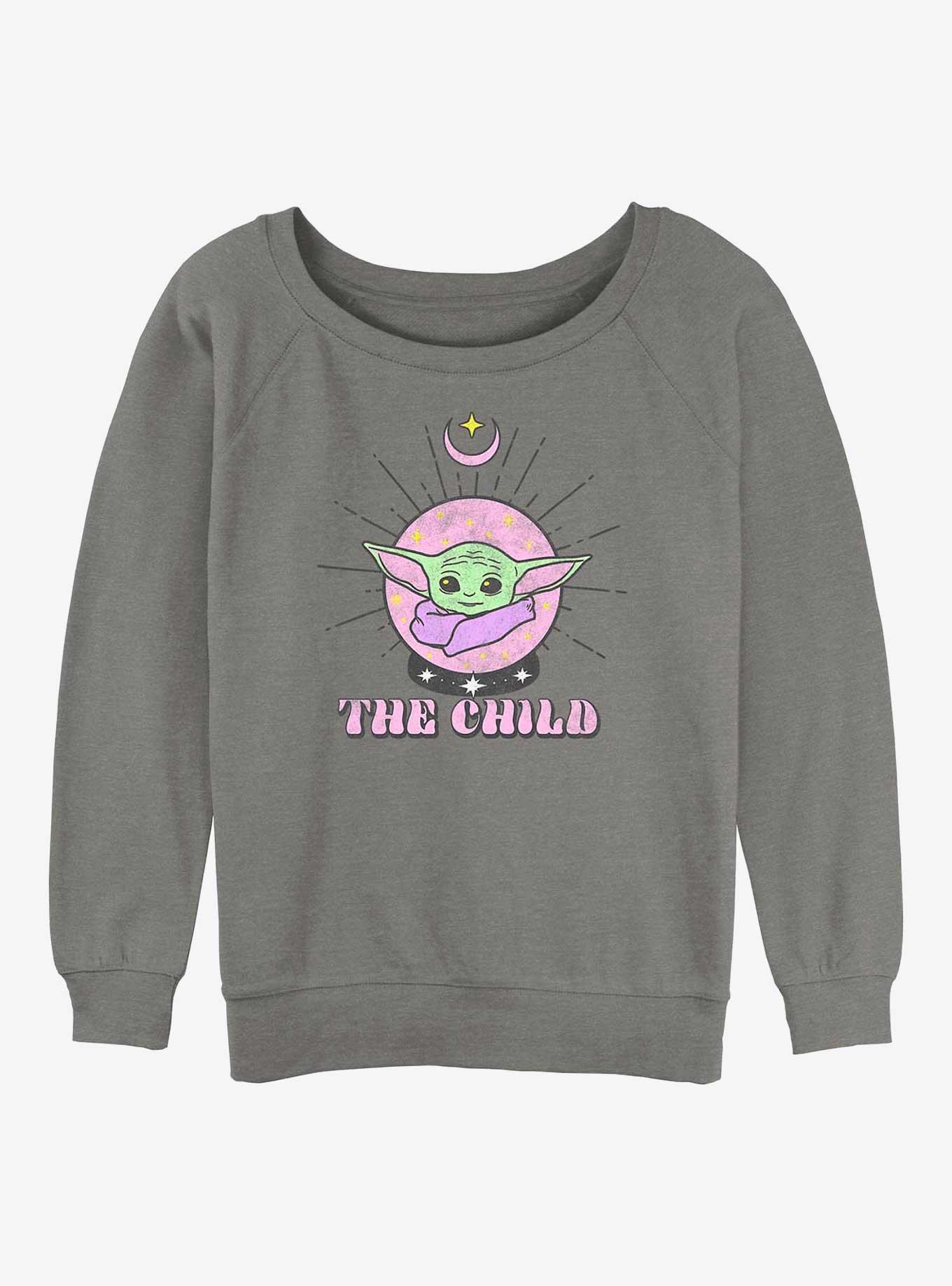 Star Wars The Mandalorian The Child Orb Womens Slouchy Sweatshirt, , hi-res
