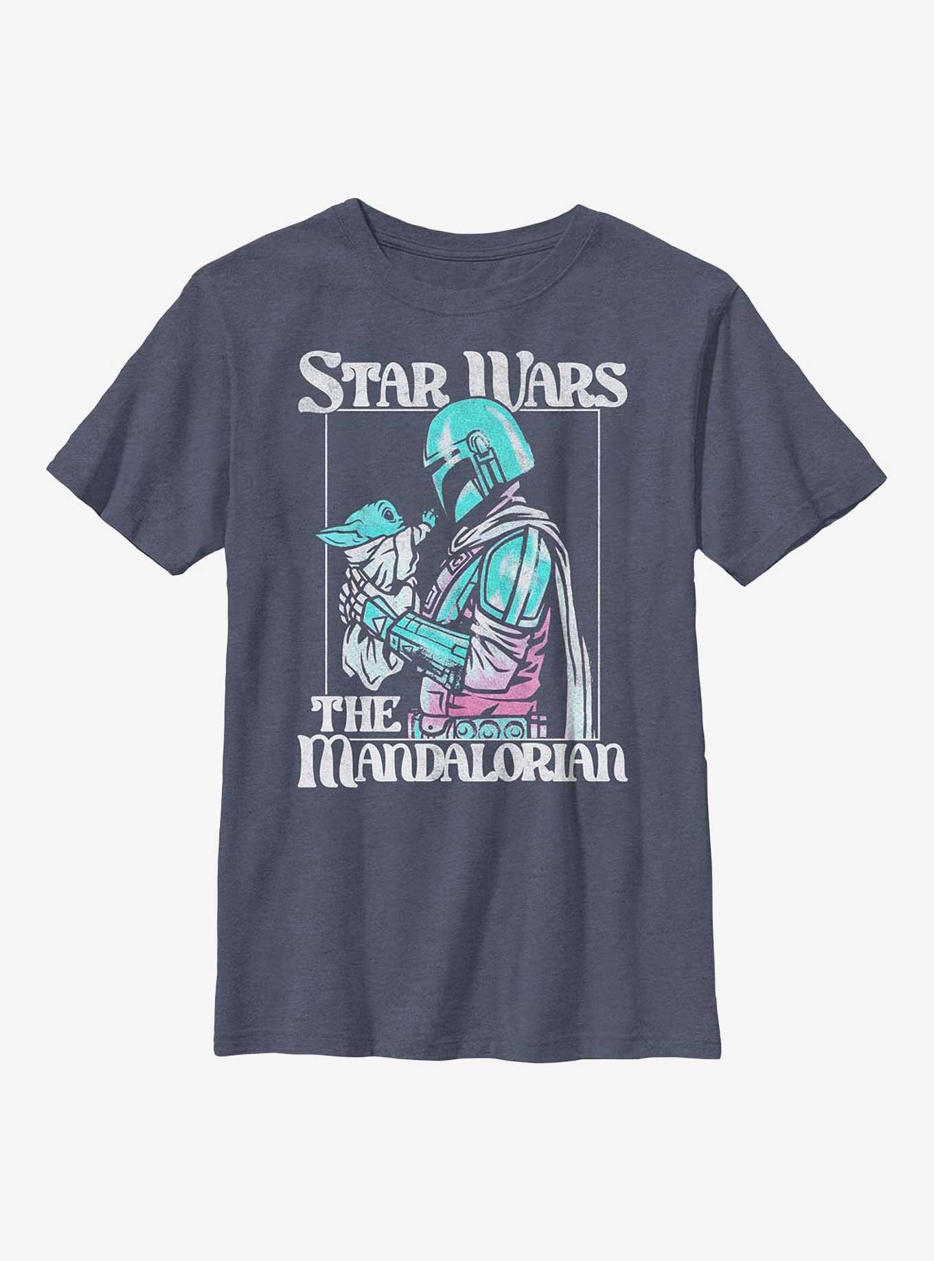 Star Wars The Mandalorian Soft Pop Mando Youth T-Shirt, , hi-res