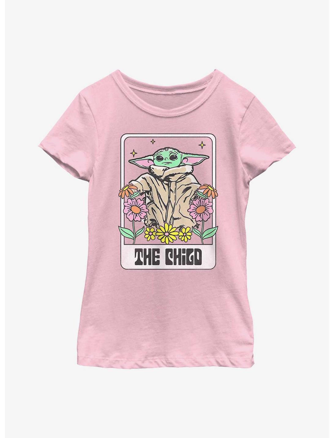 Star Wars The Mandalorian The Child Floral Youth Girls T-Shirt, PINK, hi-res