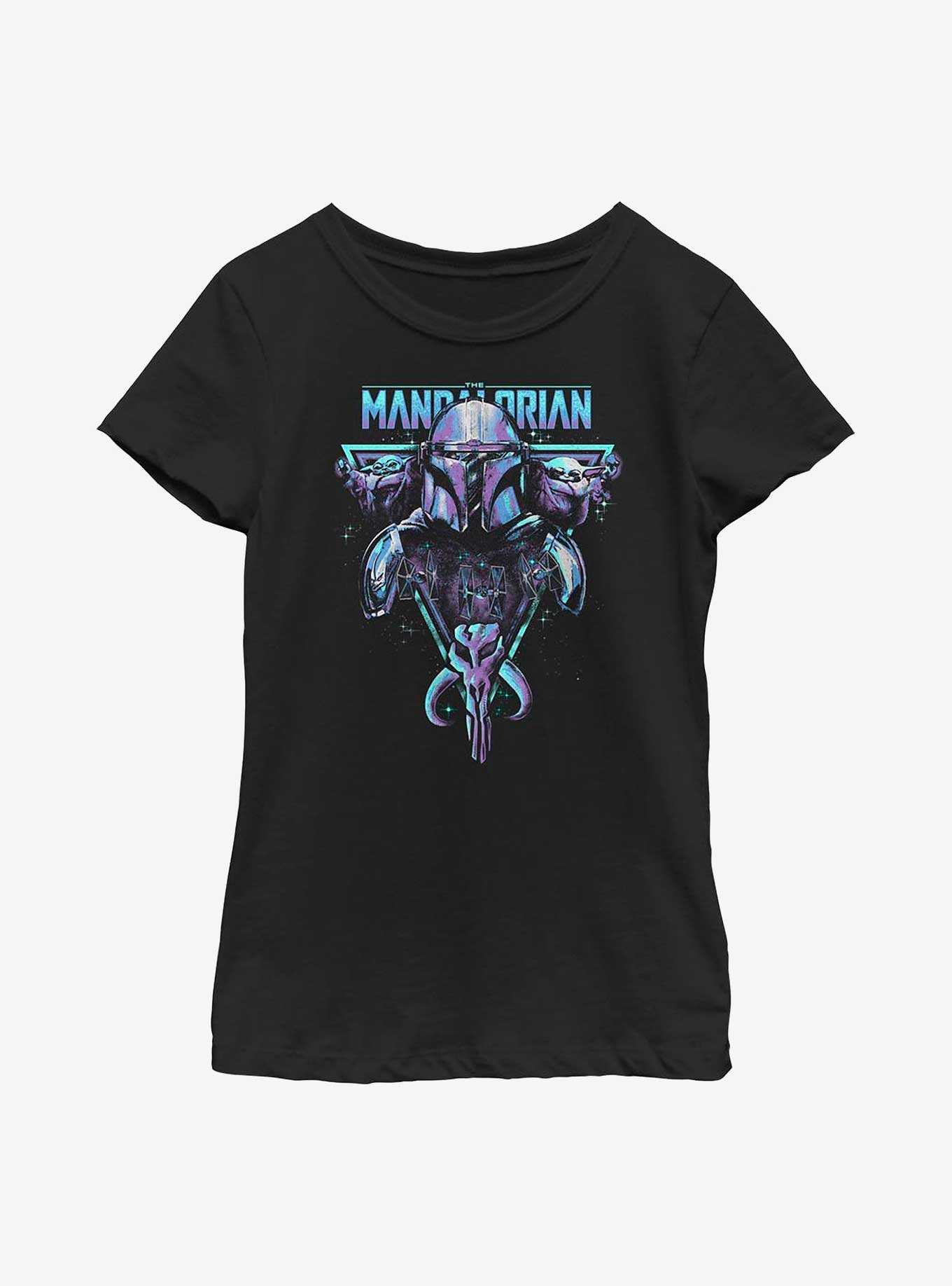 Star Wars The Mandalorian Beskar Triangle Youth Girls T-Shirt, , hi-res