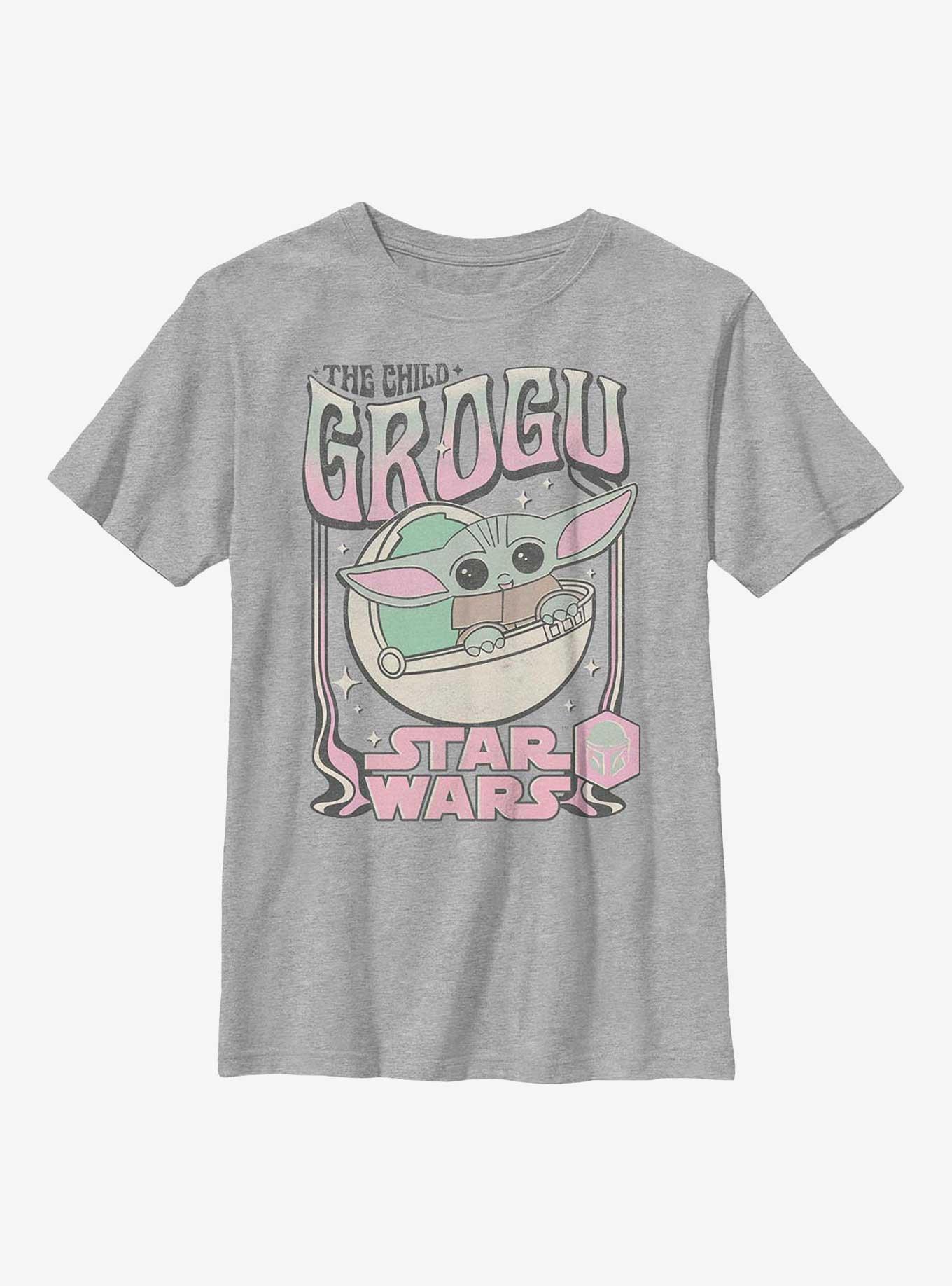 Star Wars The Mandalorian This Is The Way Grogu Youth T-Shirt, ATH HTR, hi-res