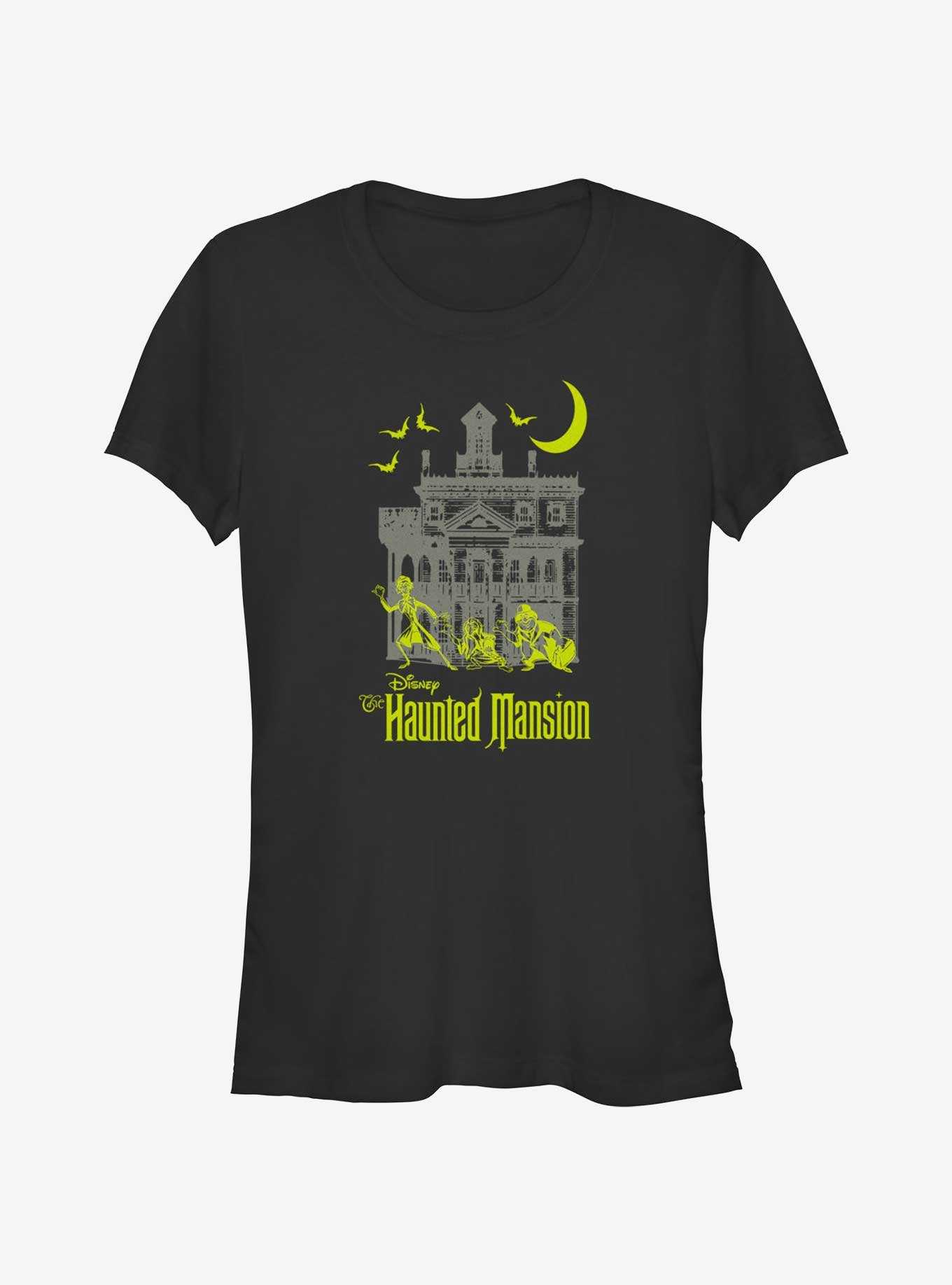 Disney Haunted Mansion Moon Night Hitchhike Girls T-Shirt, , hi-res