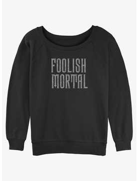 Disney Haunted Mansion Foolish Mortal Girls Slouchy Sweatshirt, , hi-res