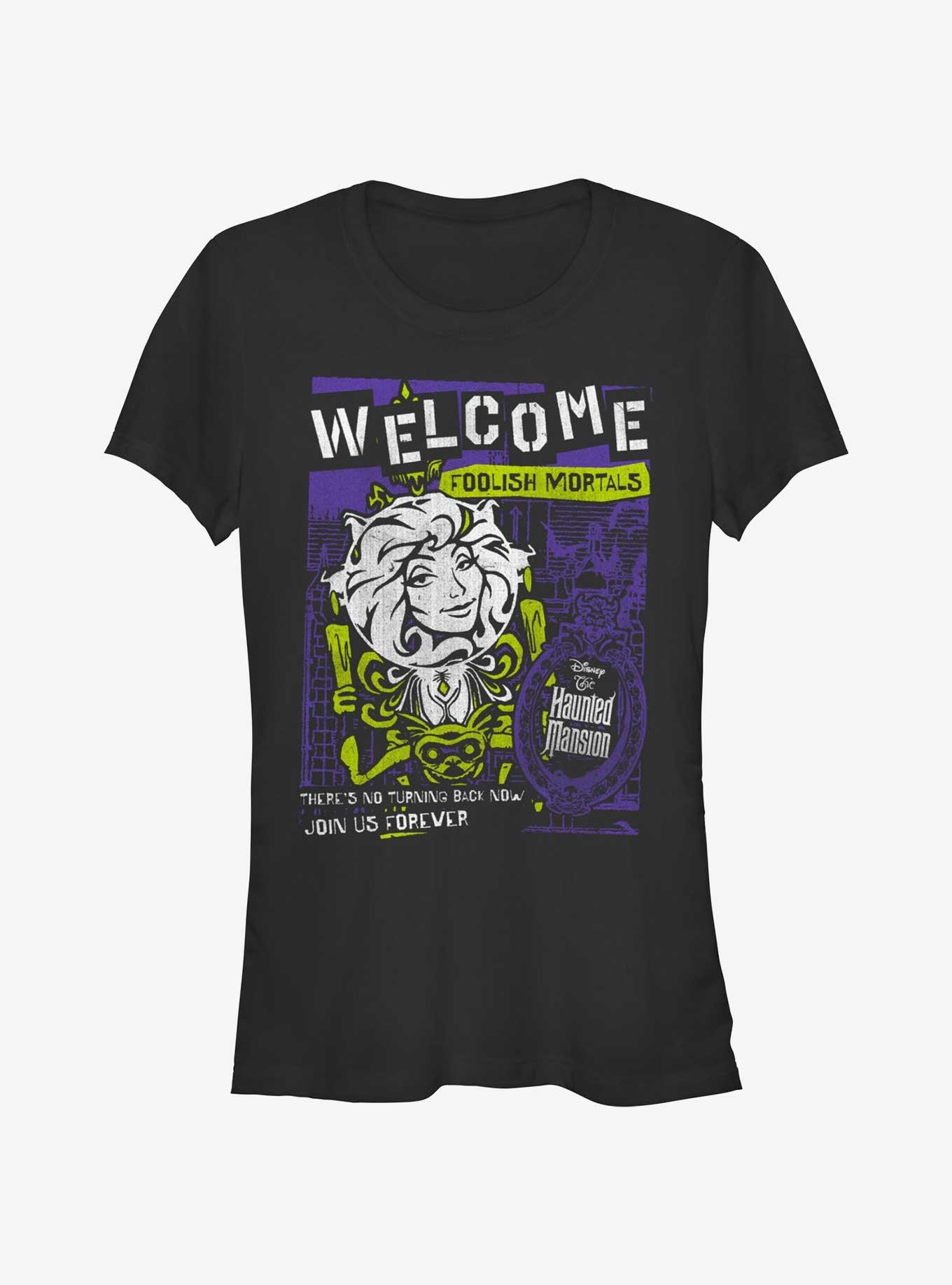 Disney Haunted Mansion Leota Toombs Welcome Poster Girls T-Shirt, , hi-res