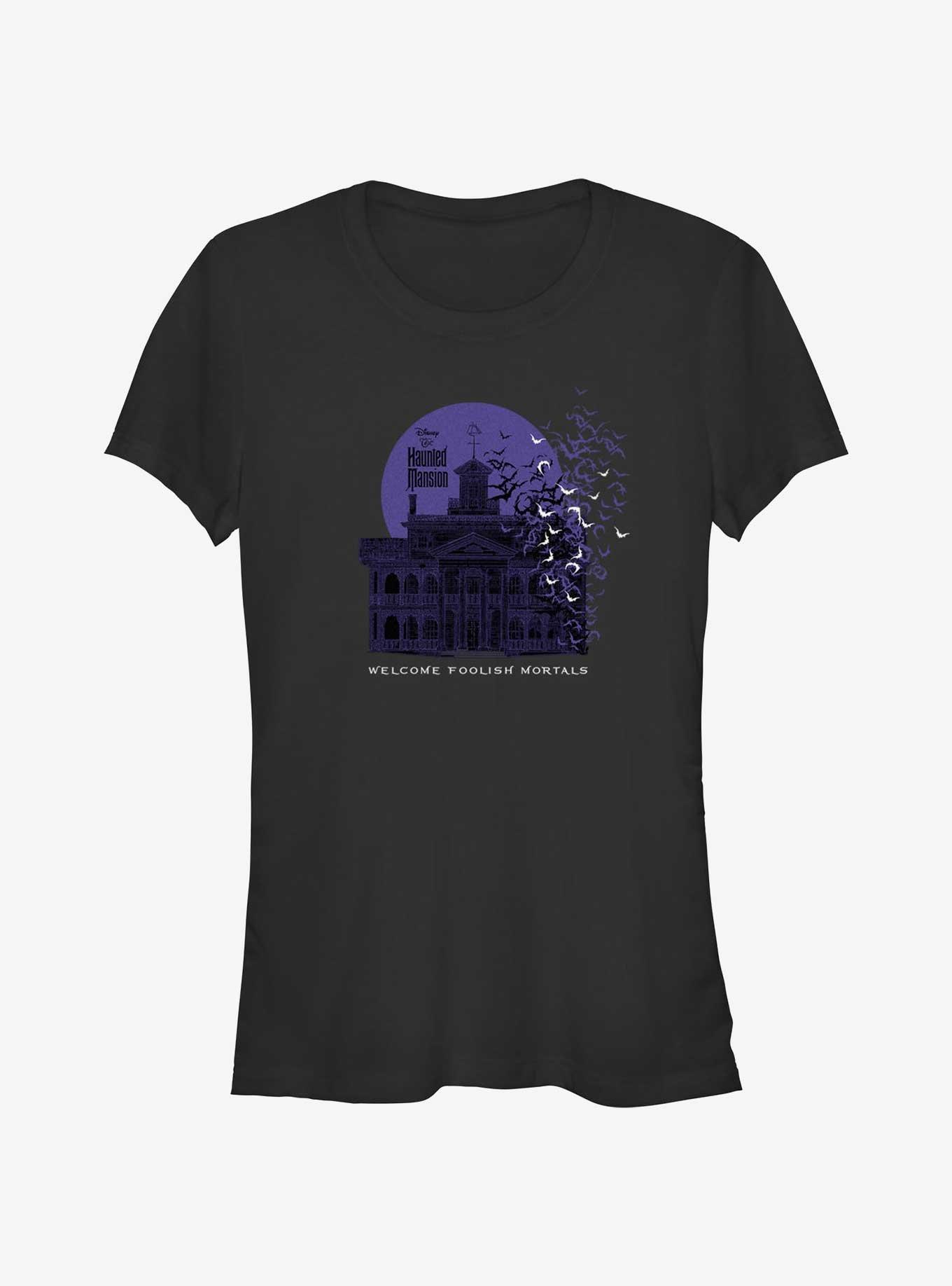 Disney Haunted Mansion Welcome Foolish Mortals Girls T-Shirt, , hi-res