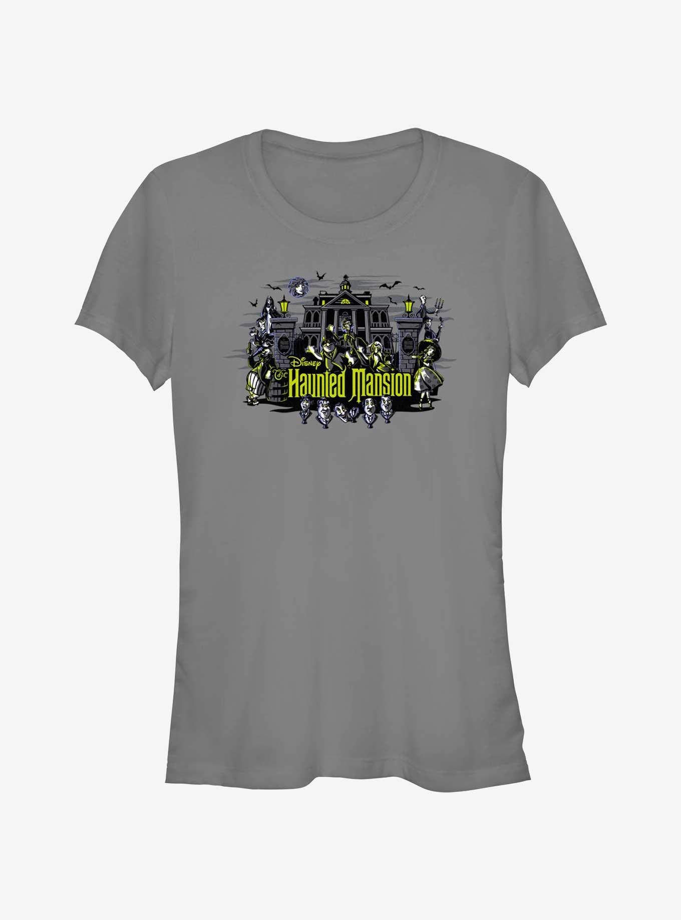 Disney Haunted Mansion Mansion Residents Girls T-Shirt, CHARCOAL, hi-res